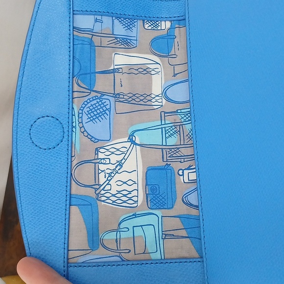 Brand NEW NO TAGS Vera Bradley Blue Crossbody Bag W DUST BAG - Picture 8 of 16